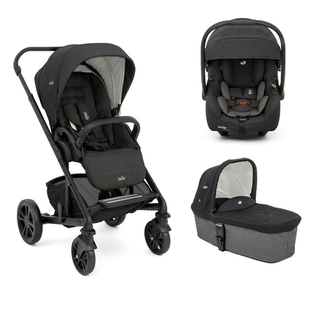 Poussette TRIO CHROME Shale + I-GEMM3 Shale + Nacelle Shale - JOIE