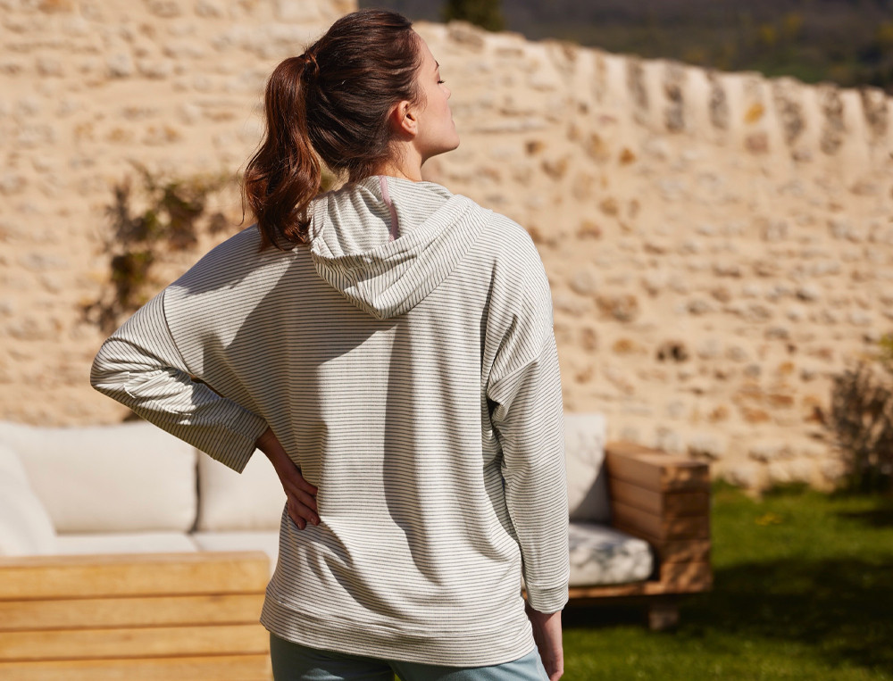 Veste à capuche-Respiration