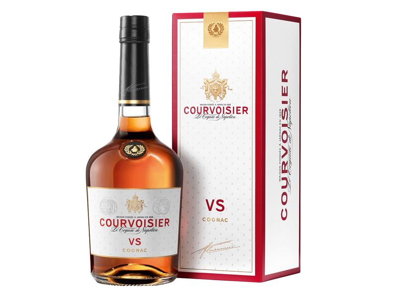 Courvoisier Cognac VS 0.7 l Französische hochprozentige Spirituosen Spezialität