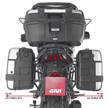 Support valises Givi type Monokey pour valises Monokey ou retro-fit