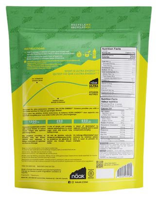 Boisson énergétique Näak Ultra Energy Citron vert - 720g