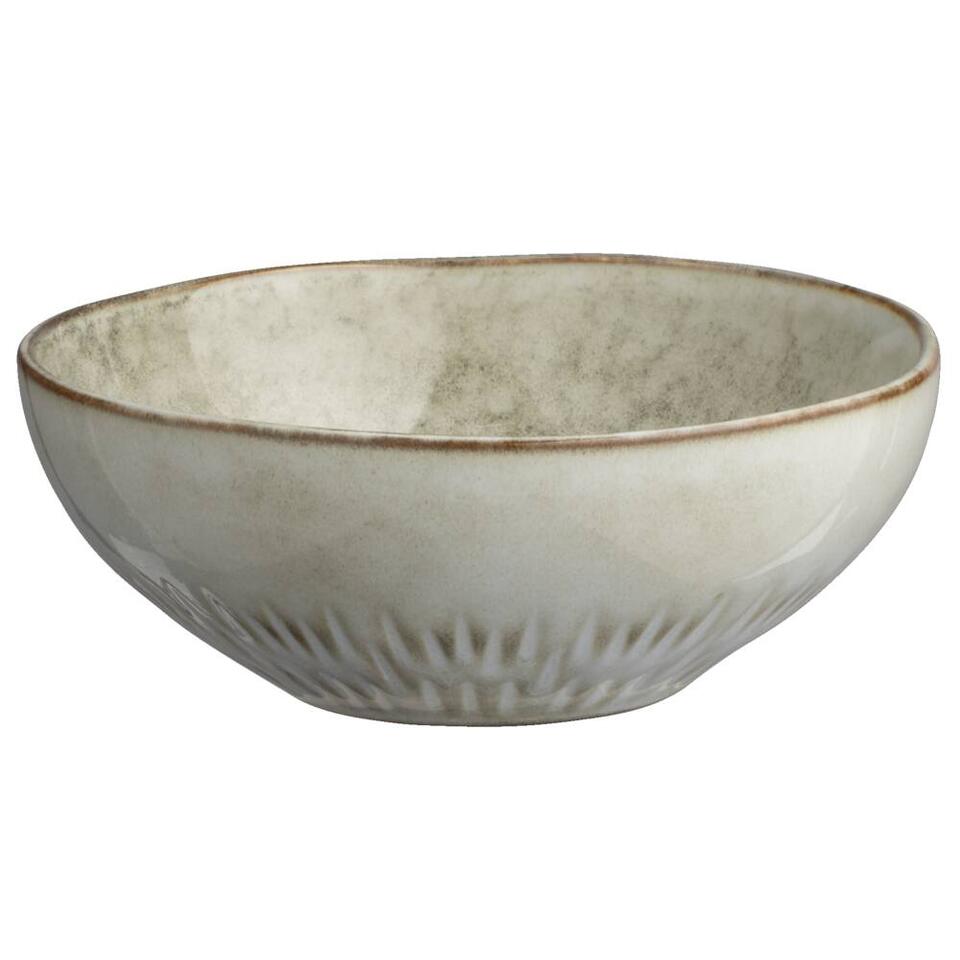 Schaaltje Bodhi - beige stoneware - Ø18,5 cm