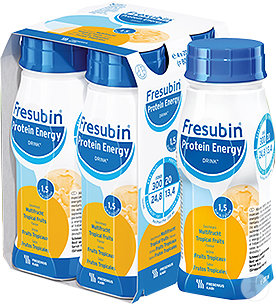 Fresubin Protein Energy Drink Fruits Tropicaux Flacons 4x200ml