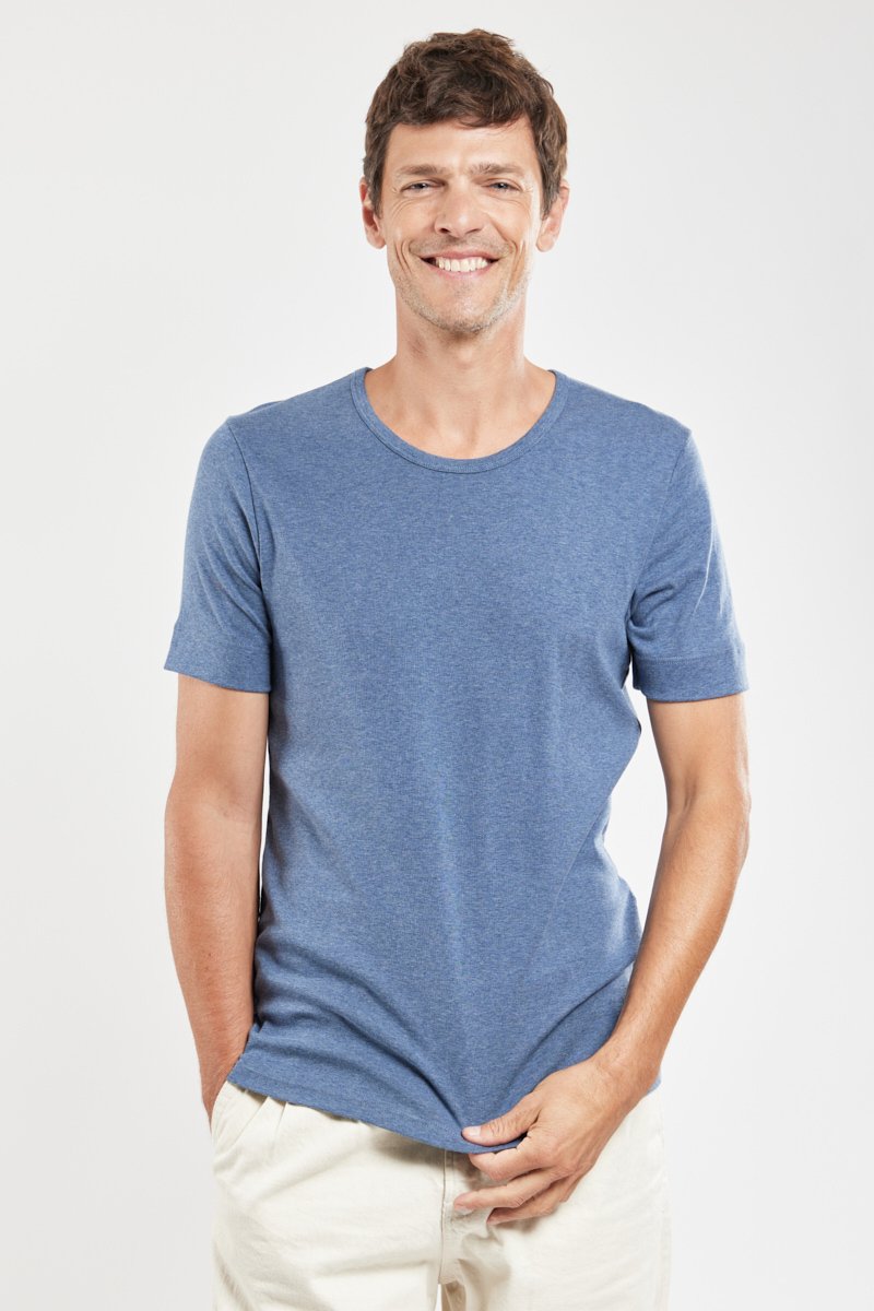 T-shirt col rond - coton épais issu de l’agriculture biologique