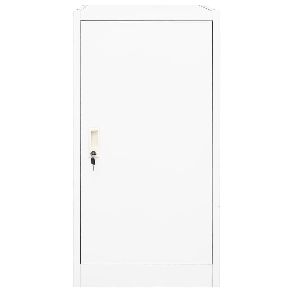 vidaXL Zadelkast Wit 53x53x105 cm Staal