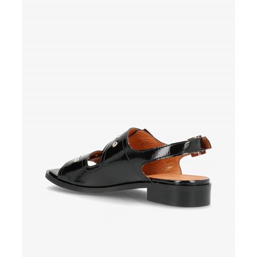 Phenumb Next Sandaler, Leather Patent Black, 42