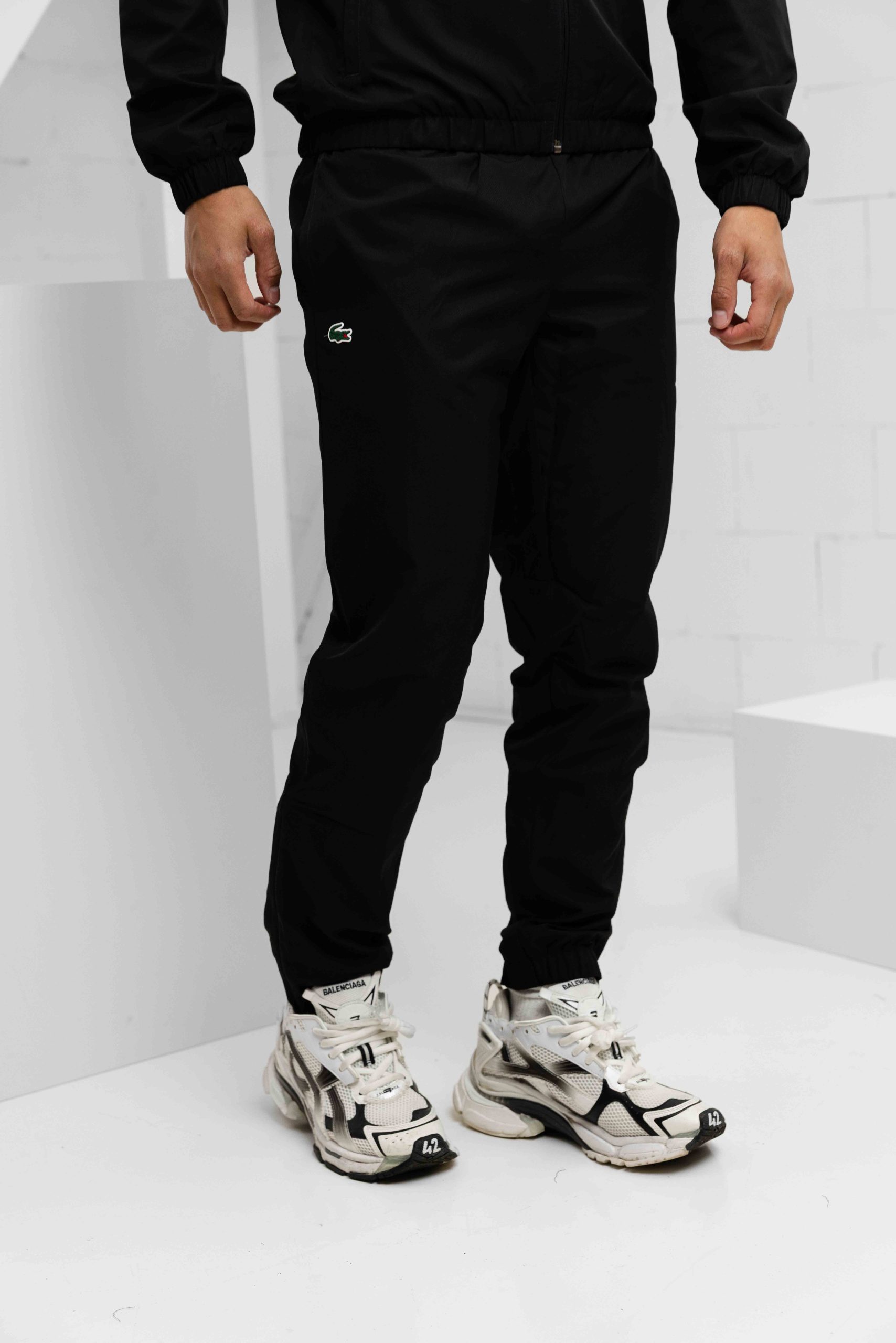 Lacoste Diamond Trainingspak Heren Zwart