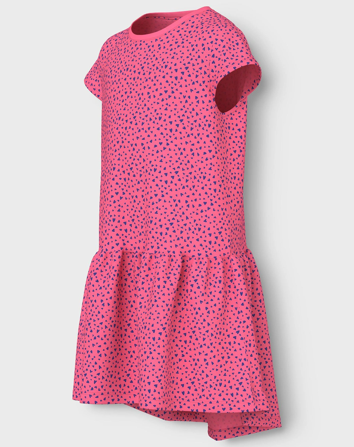 Kurzarmkleid NKFVIGGA LITTLE HEARTS in camellia rose