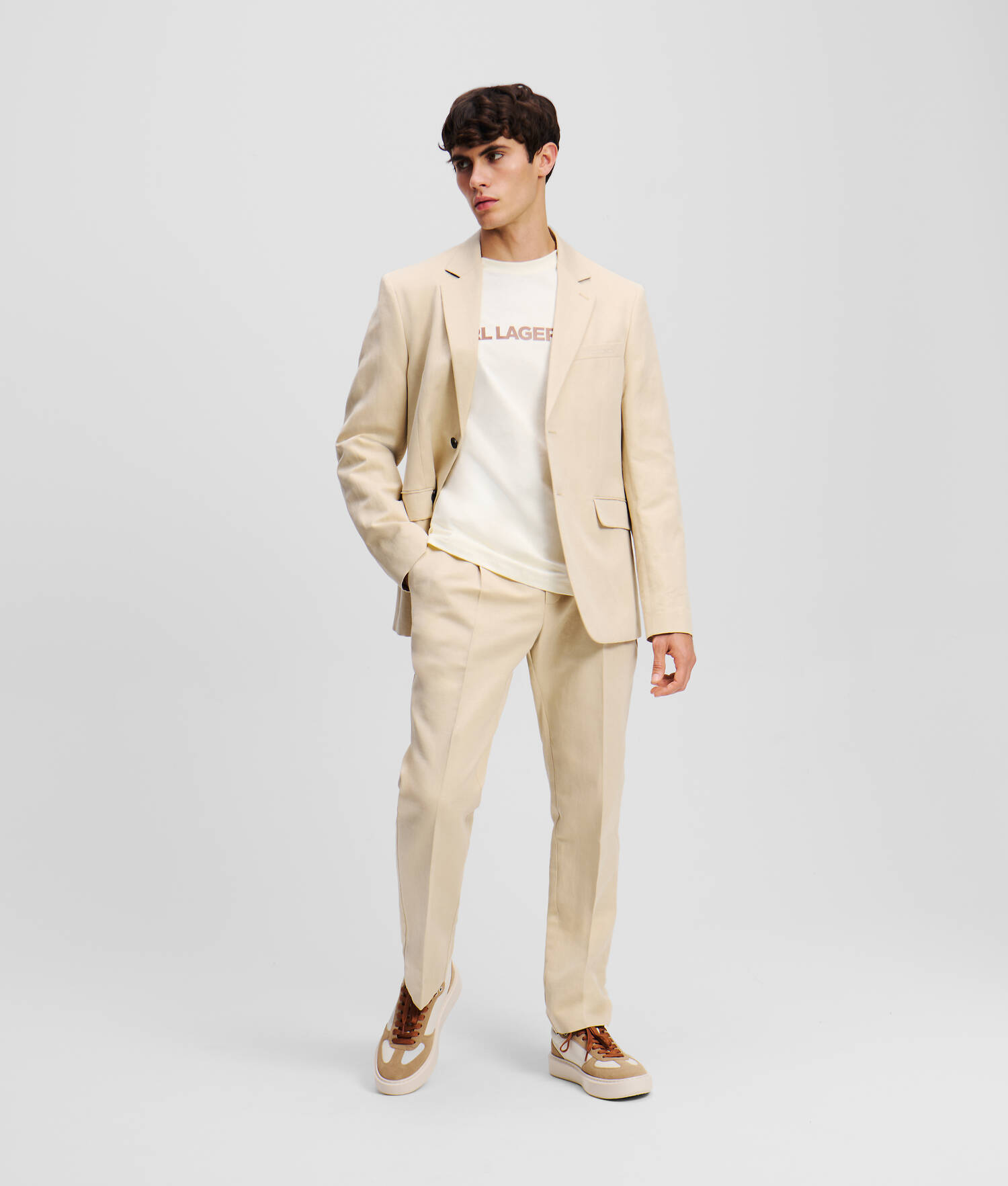 Pantalon de costume en lin - Trench Coat