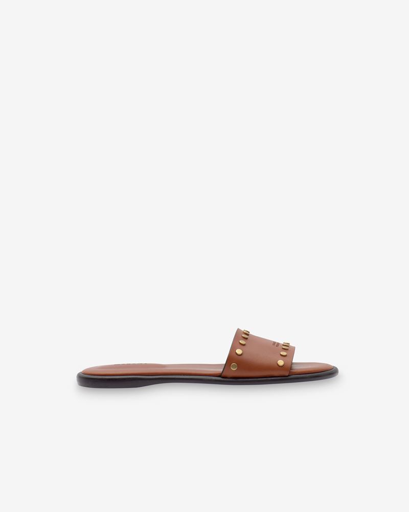 MULES LOGO EN CUIR VIKEE