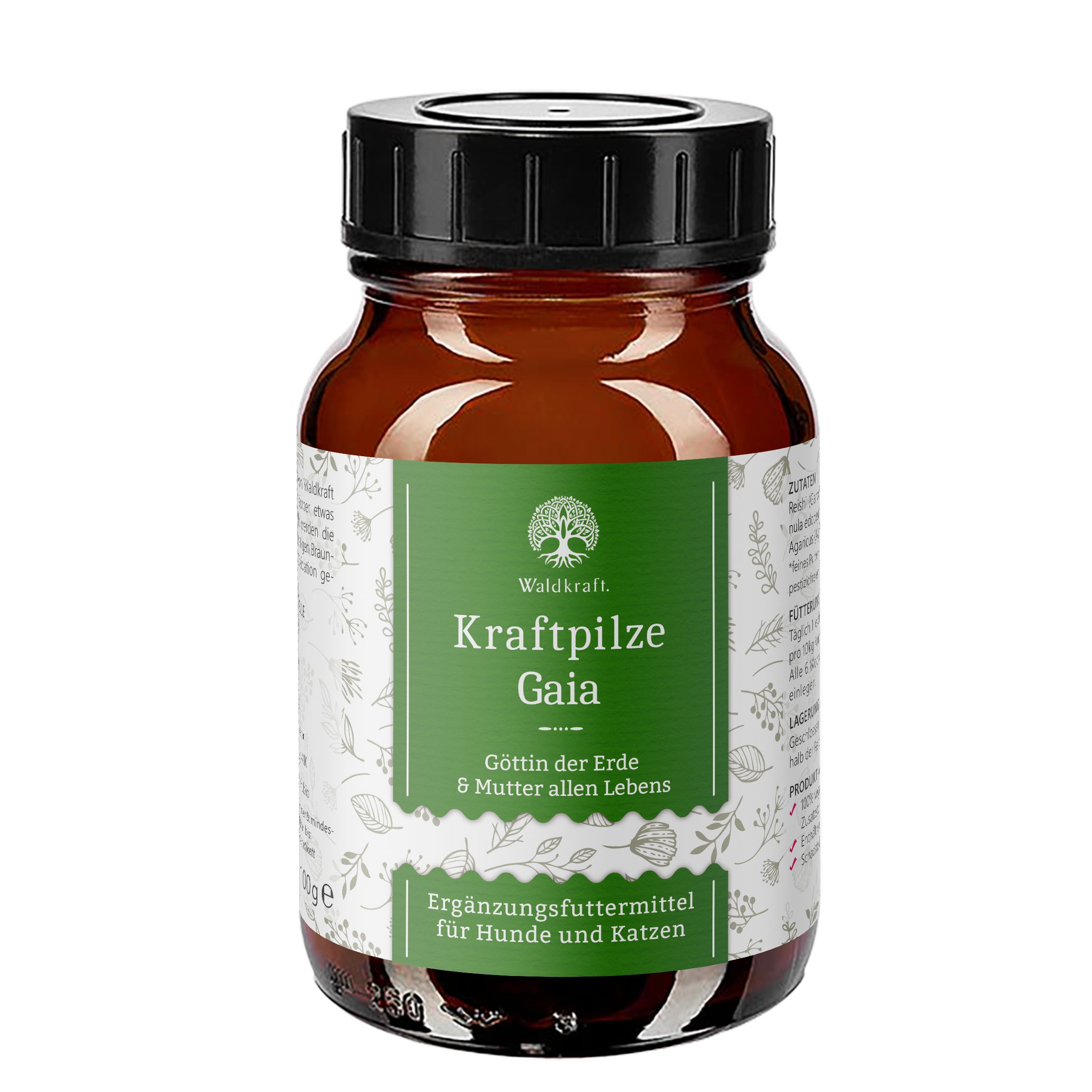 Waldkraft BIO Kraftpilze Gaia – Vitalpilz Synergetikum