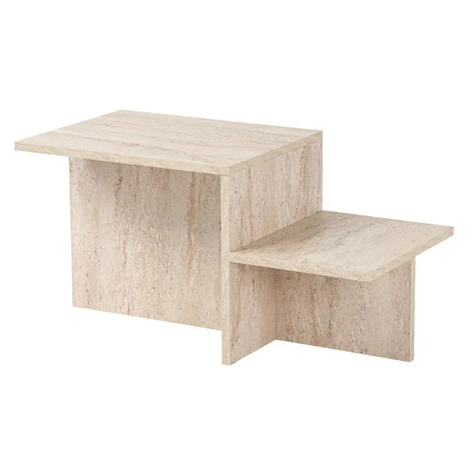 CALICOSY - Salontafel HARMONY - Travertijn - 40x77x40 cm