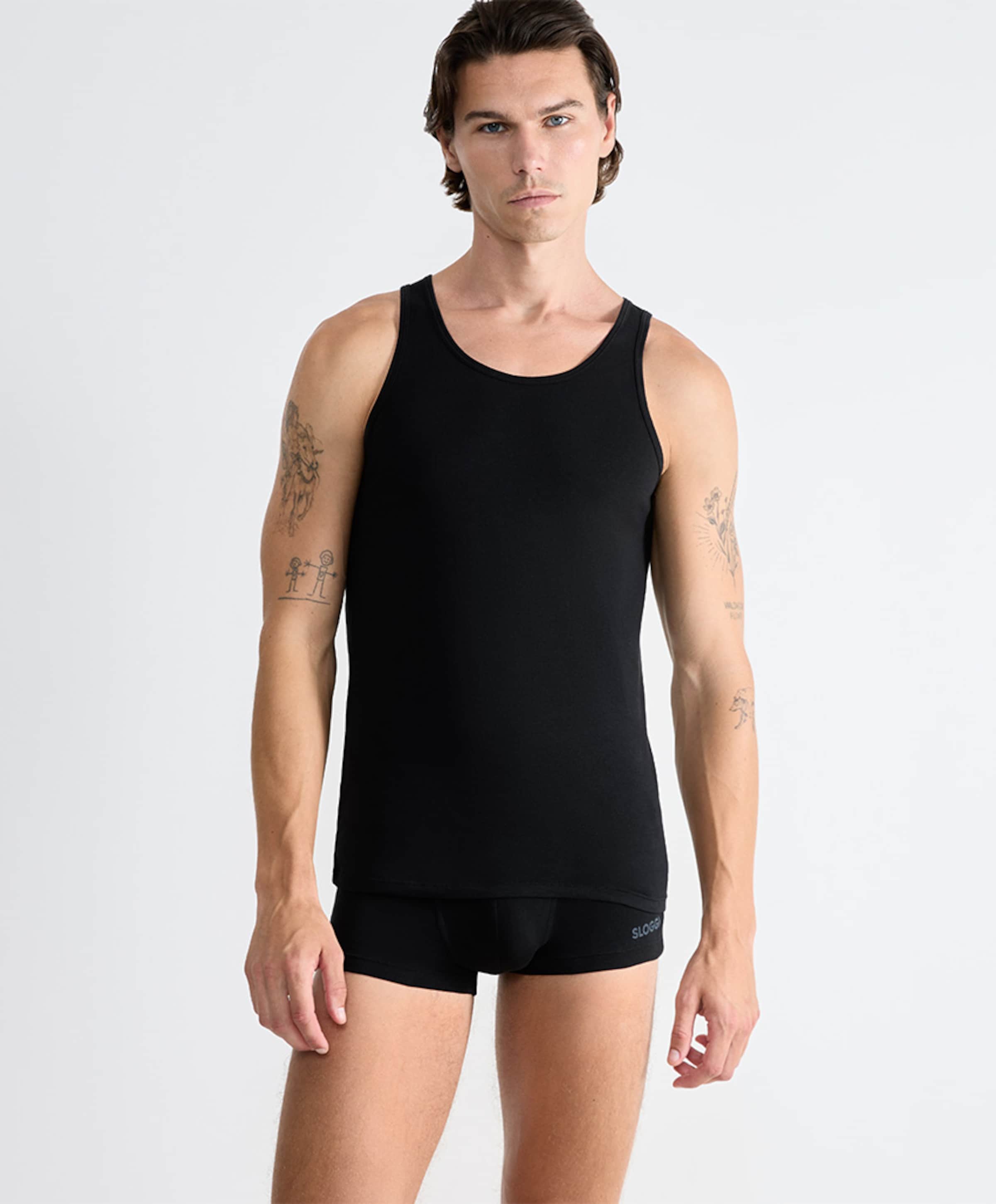 Sloggi Heren singlet zwart
