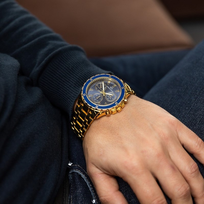 Montre Homme GIORGIO bracelet Acier Doré