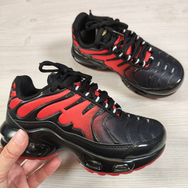 Line out sneakers - rood/zwart