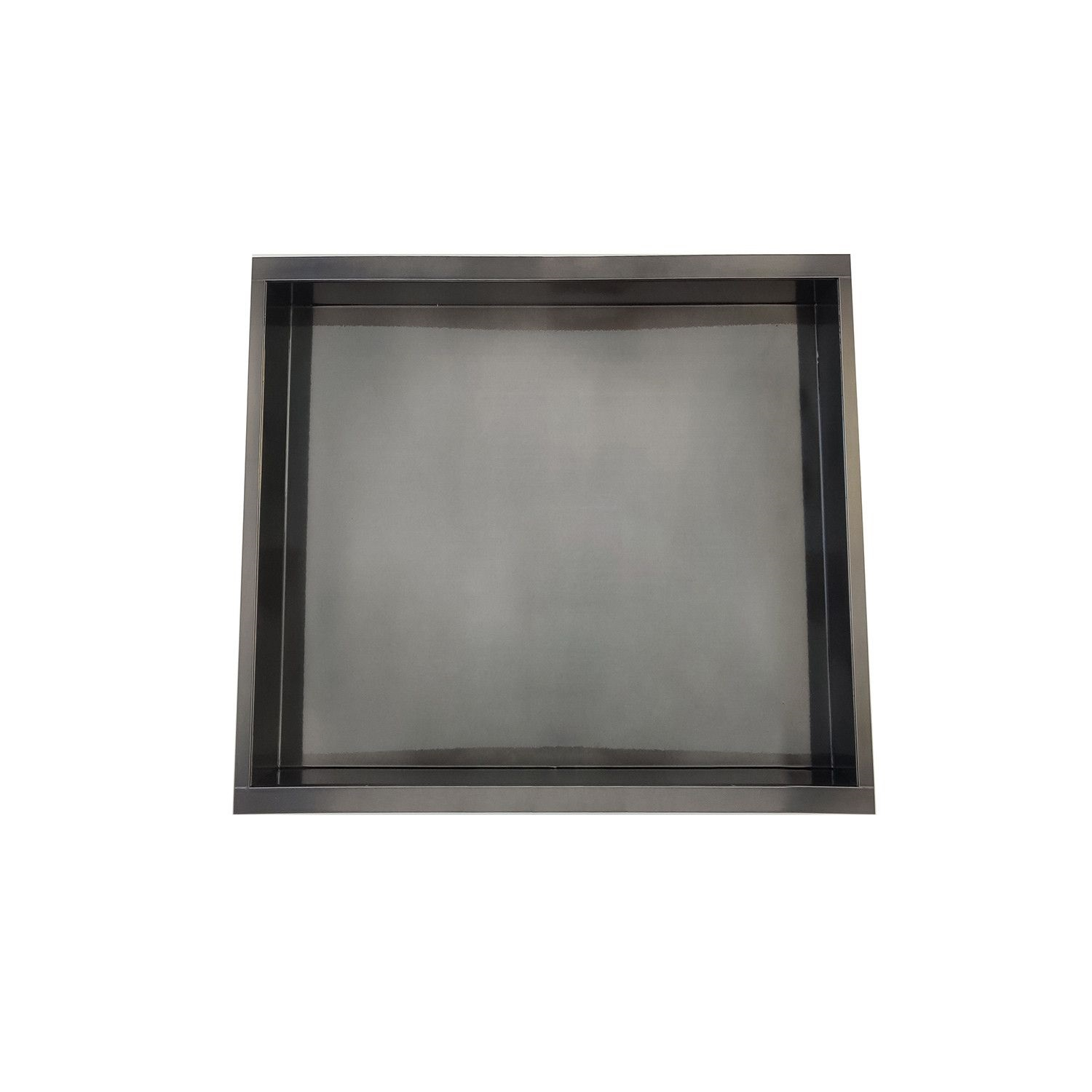 Mueller inbouwnis 30x30x10cm zwart chroom