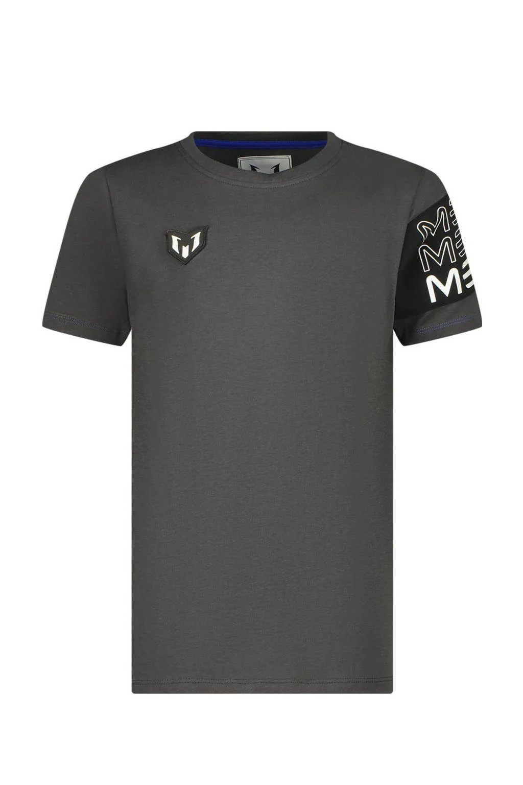 Vingino T-shirt Jumal met logo donkergrijs