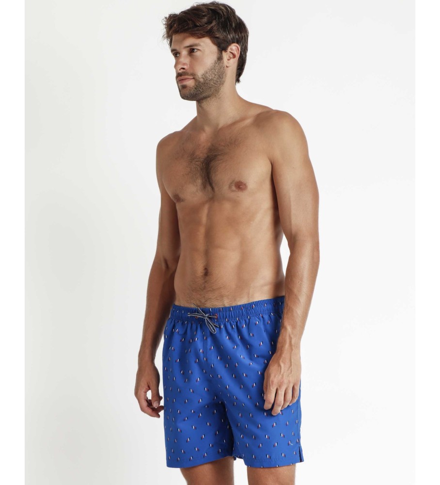 Antonio Miro Sailing Blue Swimsuit