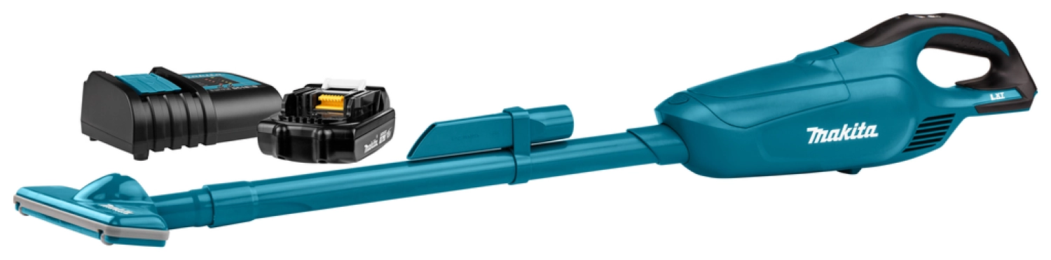 Makita DCL182SY 18V Li-Ion accu stofzuiger set (1.5Ah) - blauw