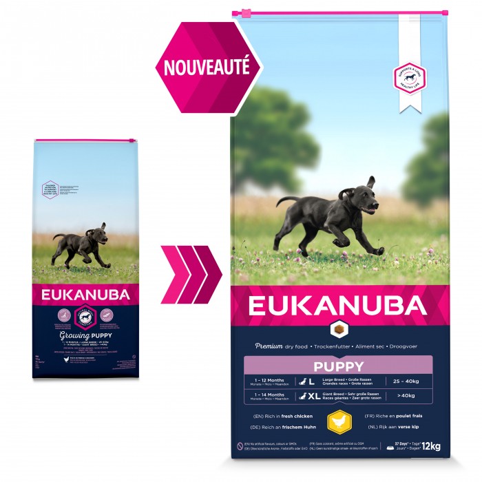 Eukanuba Growing Puppy Large Giant Breed - Poulet