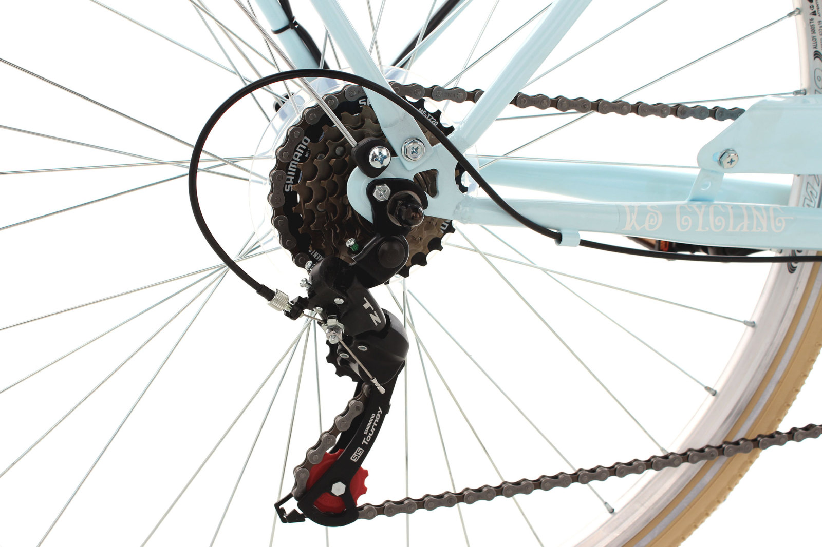 KS Cycling Damenfahrrad 28'' CASINO - hellblau - Rahmenhöhe 53 cm
