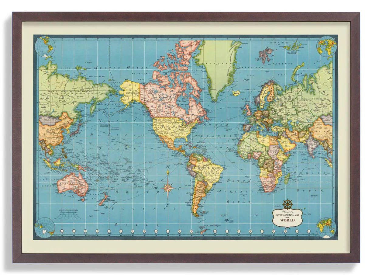 Internationale Karte der Welt