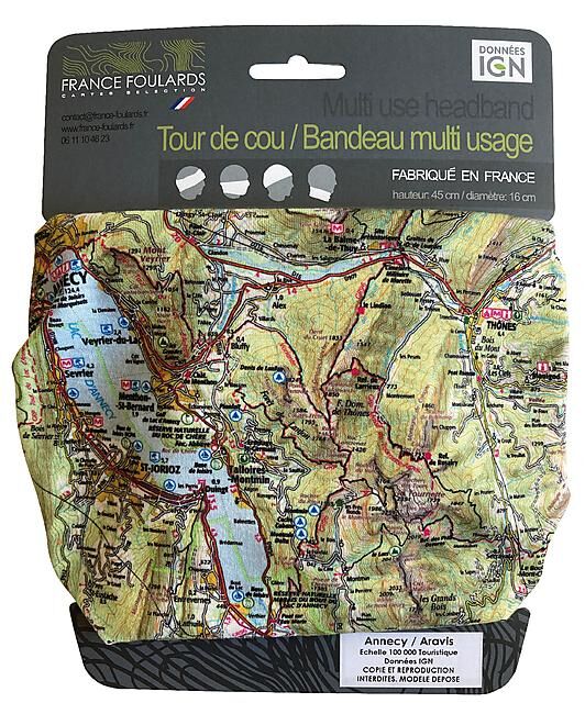 FRANCE FOULARDS - TOUR DE COU ANNECY-ARAVIS