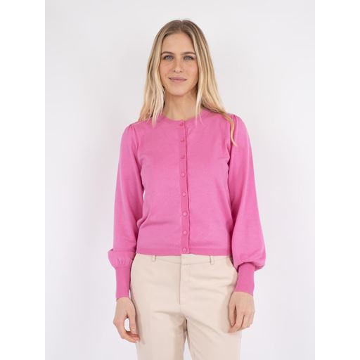 Neo Noir Rose Solid Cardigan, Pink, 36