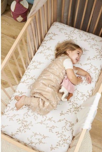Meyco Baby Branches baby winter slaapoverall jumper - sand - 80cm - 2.0 TOG
