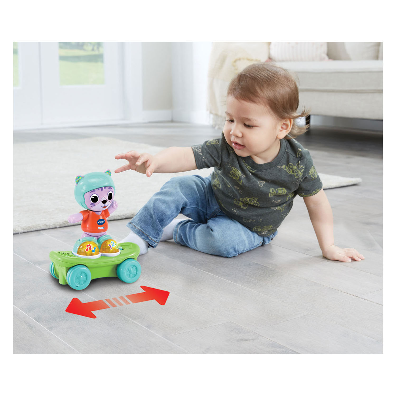 VTech DierenvriendjesKato, de Skateboard Kat