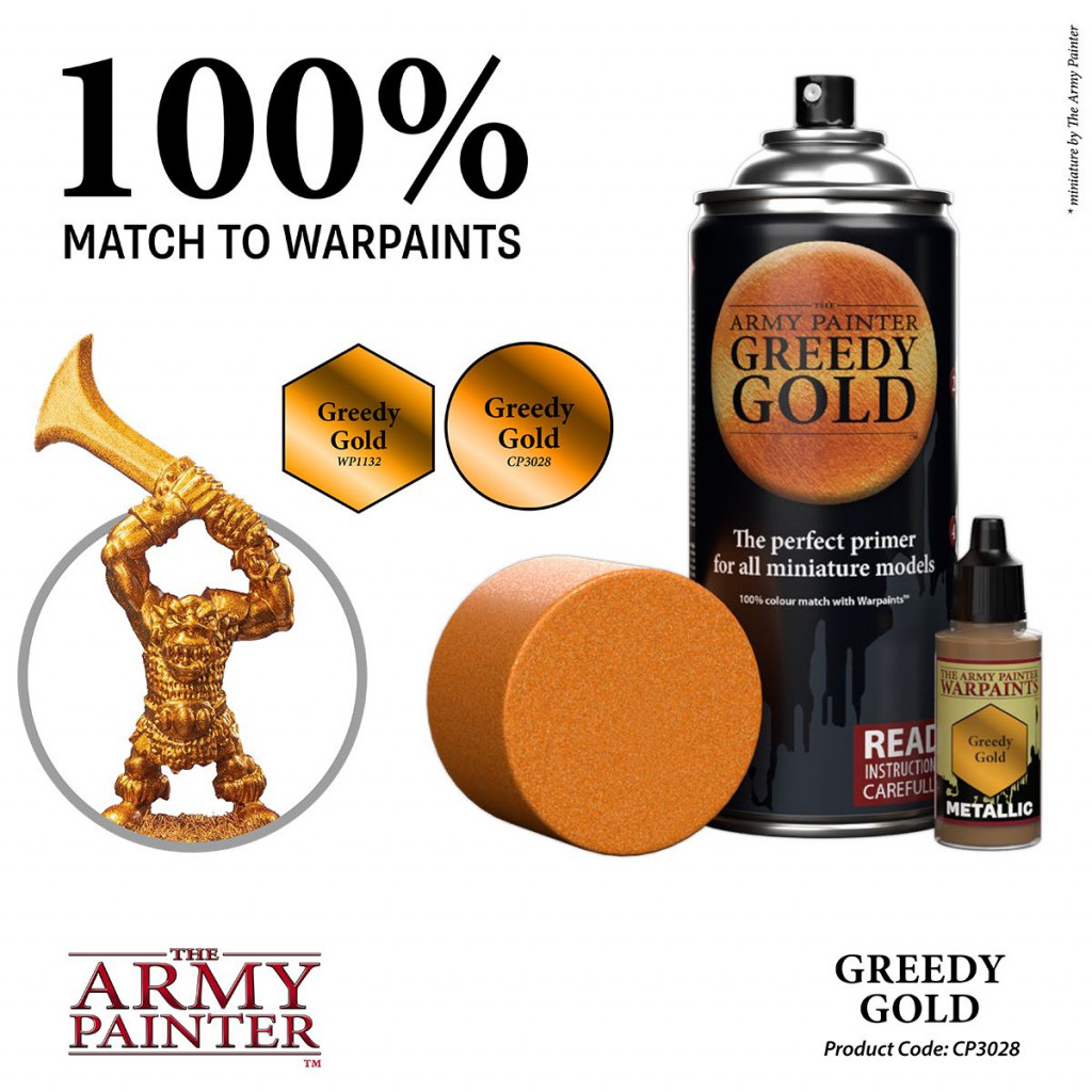 Army Painter - Sous Couche Greedy Gold