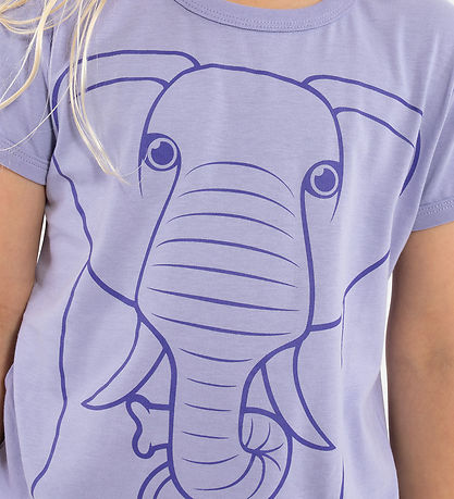 ANIMAL T-Shirt - DyrHide - Lila Outline Giraffe