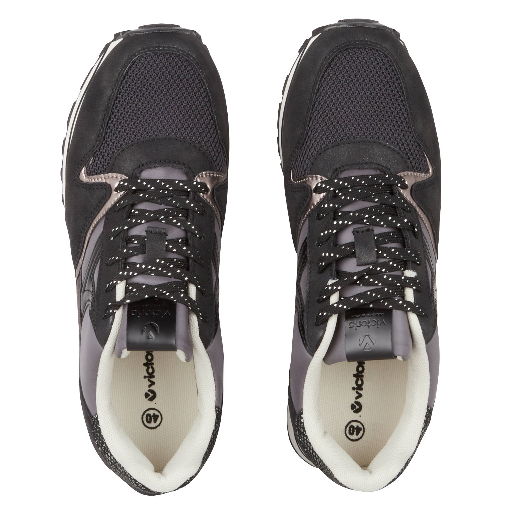 COMETA MULTIMATERIAL MONOCROMO - Baskets basses | Noir