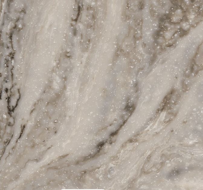 Zaro ruimtebesparende sifon met solid surface clickwaste glace