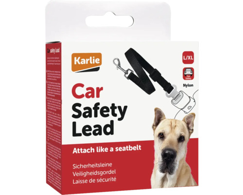 Karlie Autoveiligheidslijn L - XL gordelslotadapter, breedte 25 mm, lengte 53 - 85 cm