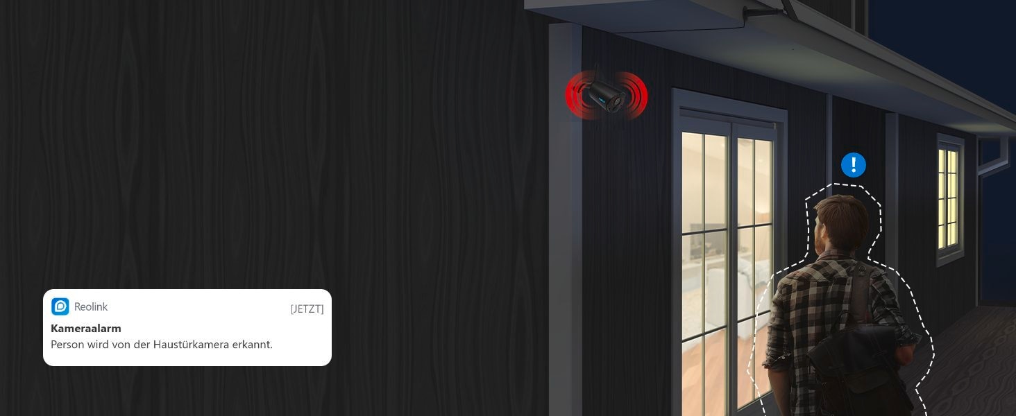 Reolink Überwachungskamera »Argus Series B320-B Battery-WiFi« Aussenbereich