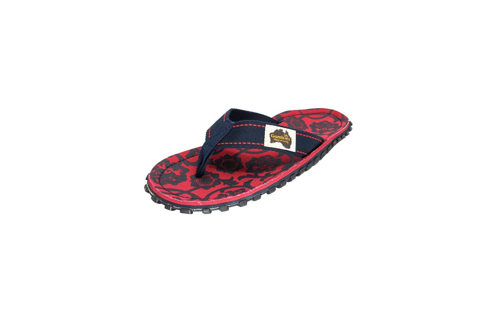 Gumbies Red & Blue Rose Herren Zehentrenner