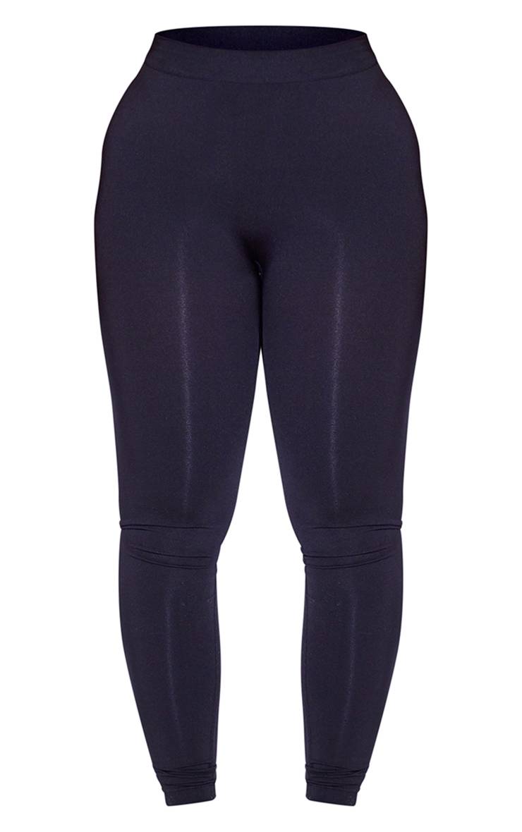 Noir Legging Sans Couture Stretch Sculptant