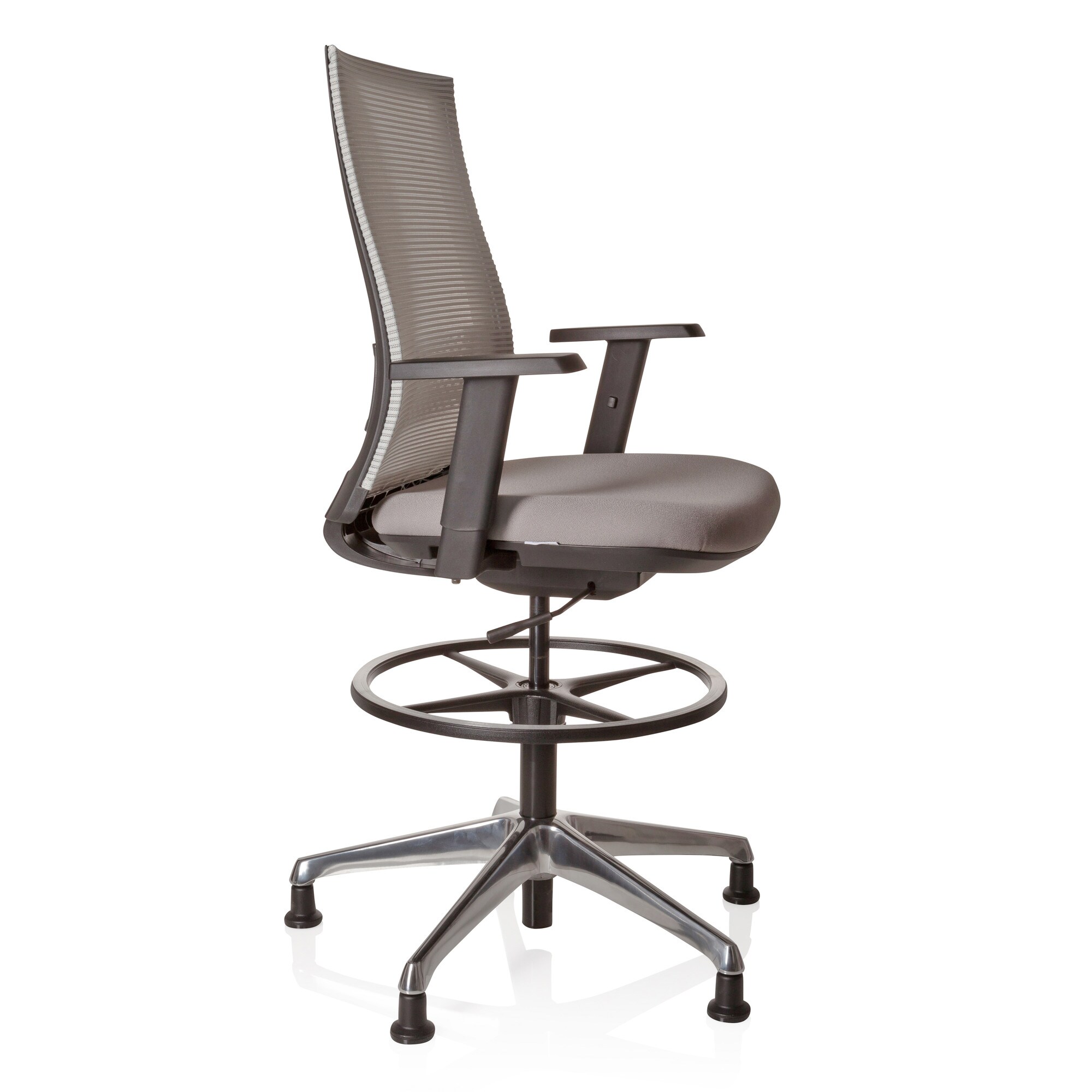 Counterstuhl TOP WORK 99 Stoff/Netzstoff mit Armlehnen (höhenverstellbar) hjh OFFICE