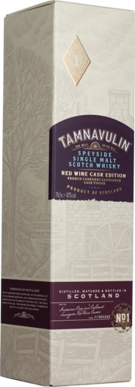 TAMNAVULIN RED WINE CASK EDITION CABERNET SAUVIGNON FINISH 70CL