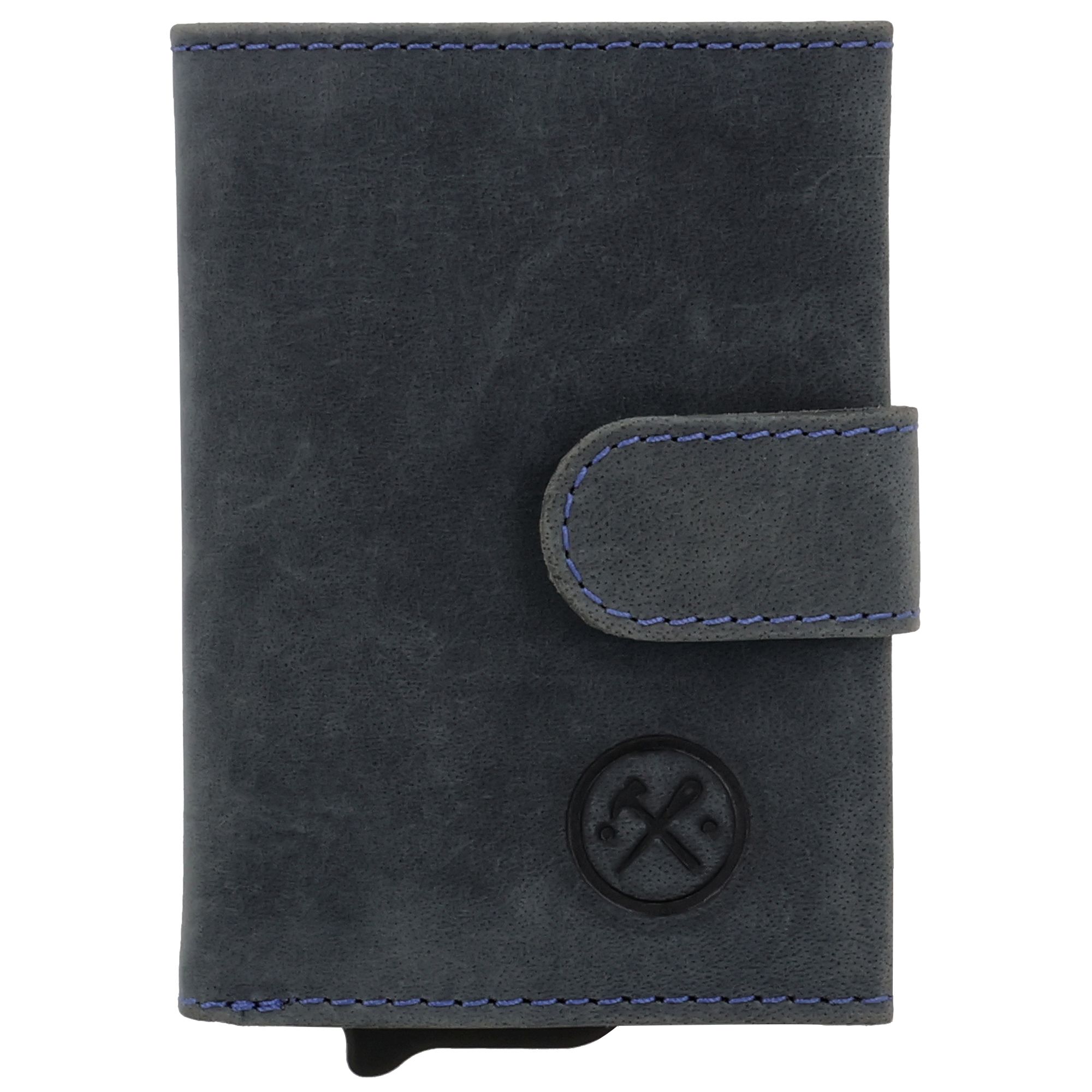 Hide & Stitches Idaho Assorti Safety Wallet Donkerblauw