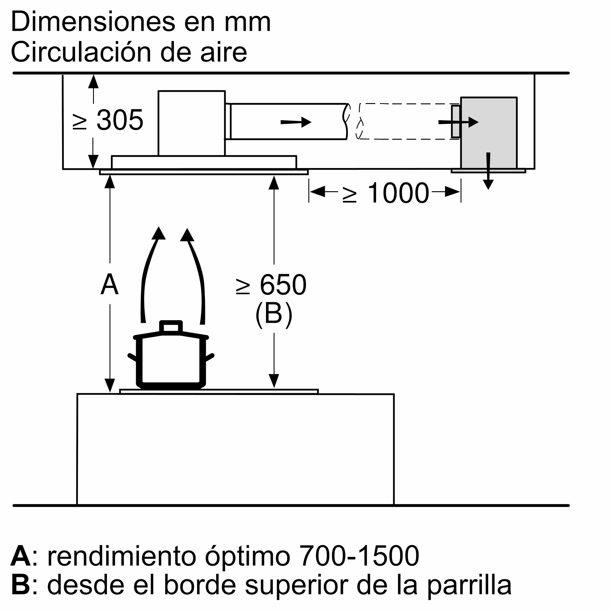 Extrator de teto Série 6, 90 cm, aço inoxidável, DRC97AQ50