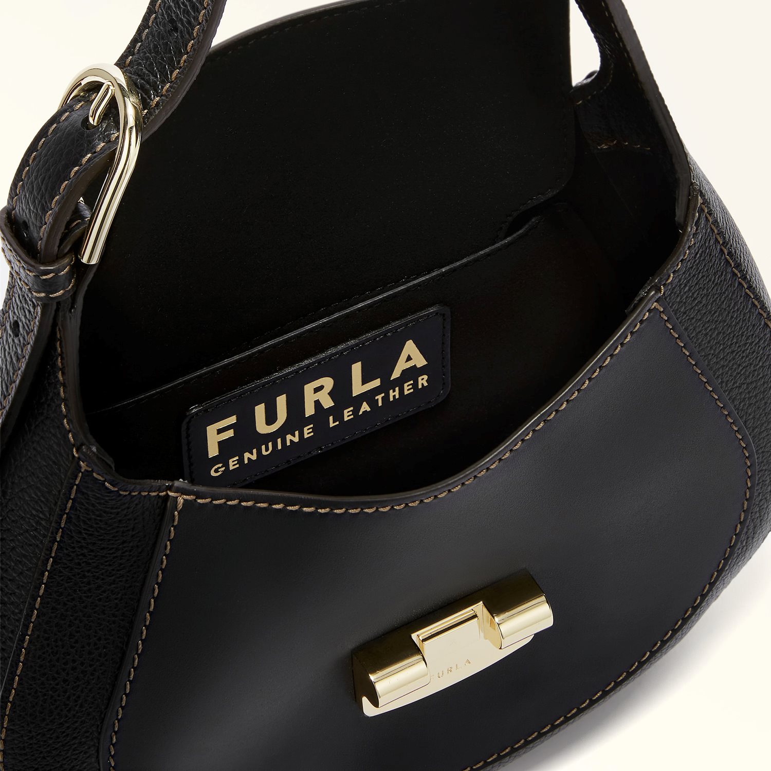 Furla Club 2 S Hobo nero