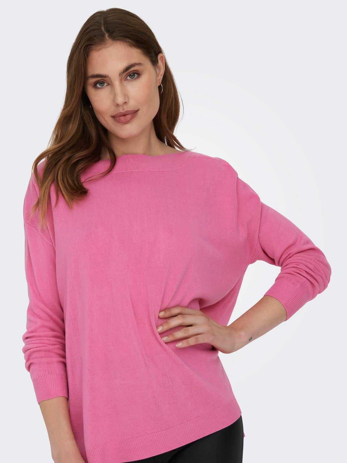 ONLAMALIA Strickpullover Azalea Pink