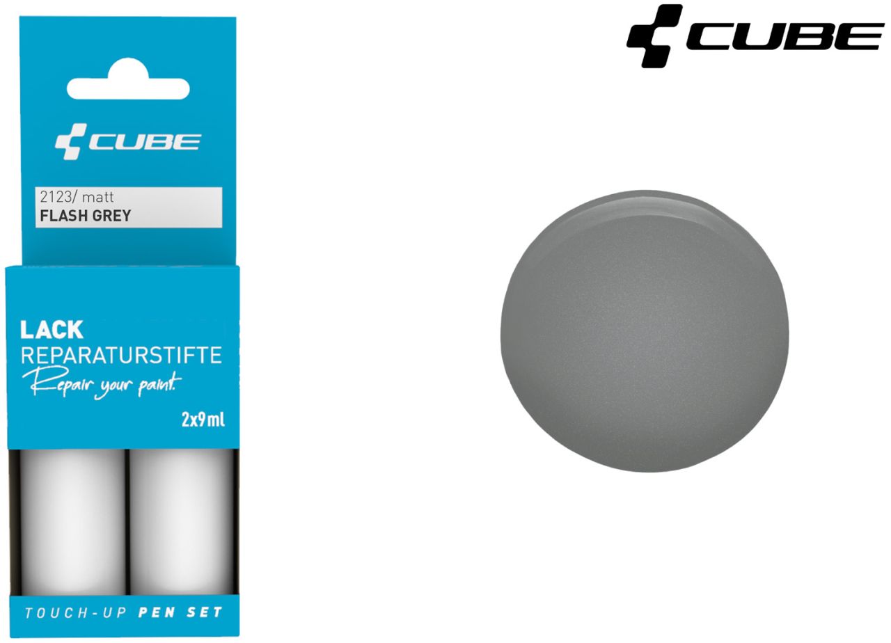 Cube Lackreparaturstift Set FLASH GREY kaufen | Bike-Discount