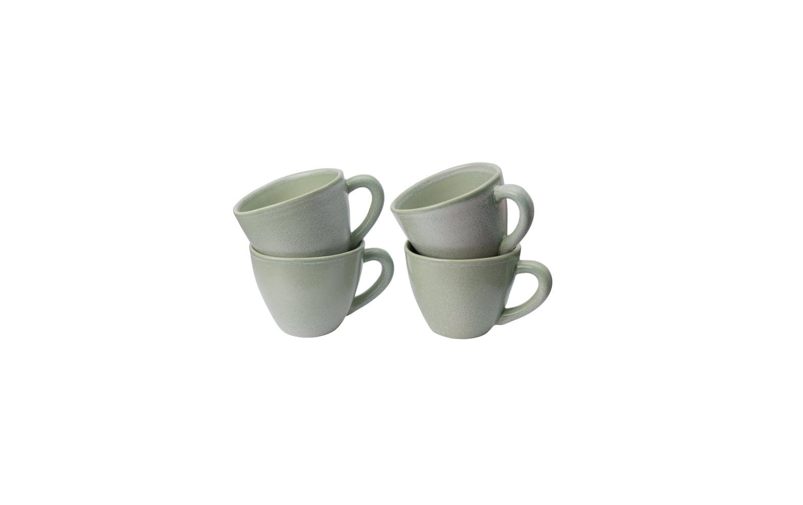 Kaffeebecher Capela 200 ml, 4 Stück, PistacheHandgefertigtes Tassen-Set