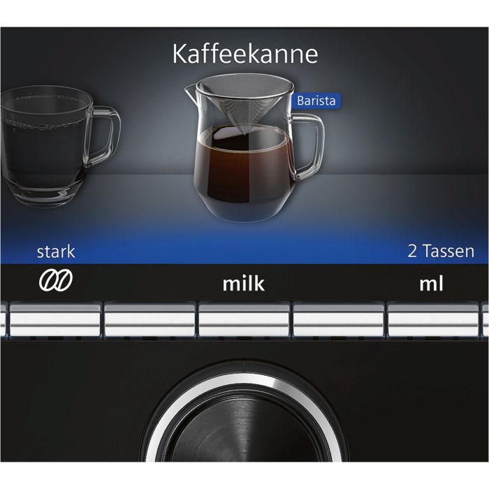Siemens Kaffeevollautomat EQ.9 plus s500 TI955F09DE Schwarz