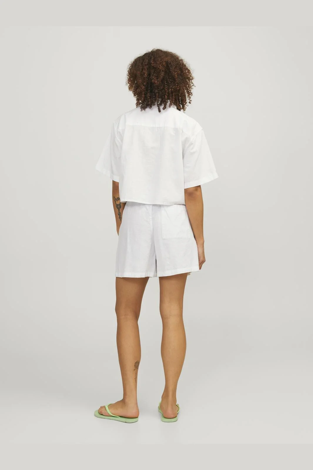Jjxx Jxamy Linen Blend Shorts Sn 4388840 white