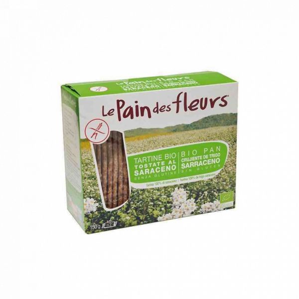 Le Pain des Fleurs Pão Flores Sarraceno sem Gluten Bio 150g