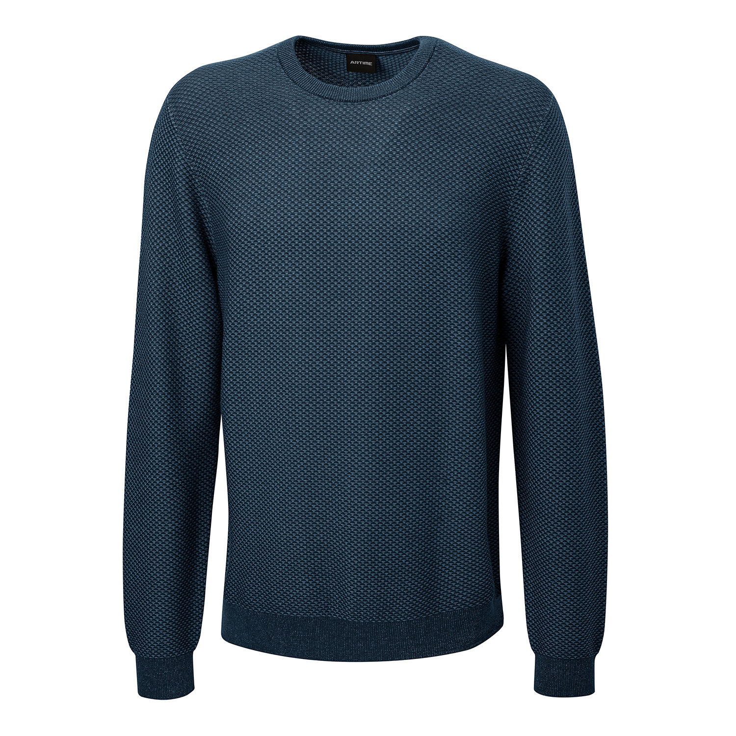 Herren Jacquard Pullover mit Struktur